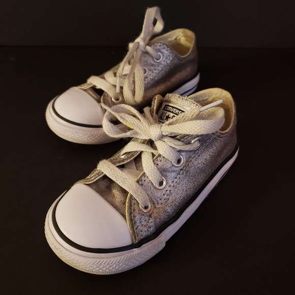 silver converse high tops toddler